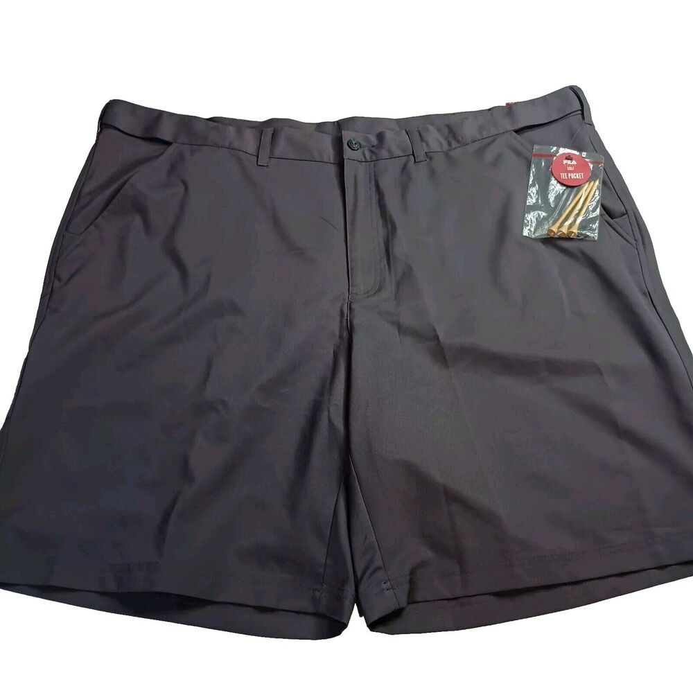 FILA Sport Golf Shorts Men's 48 Gray Score Card Pockets Athletic Fit